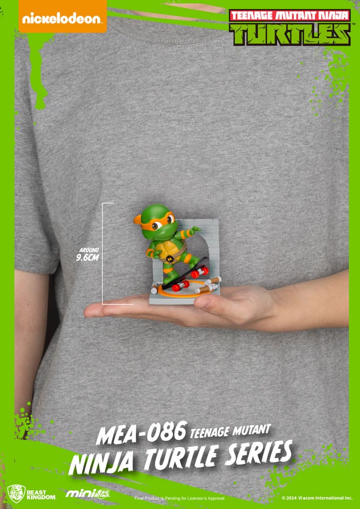 Beast Kingdom Toys Teenage Mutant Ninja Turtles Mini Egg Attack Blind Box Series Sortiment (6) Figuren