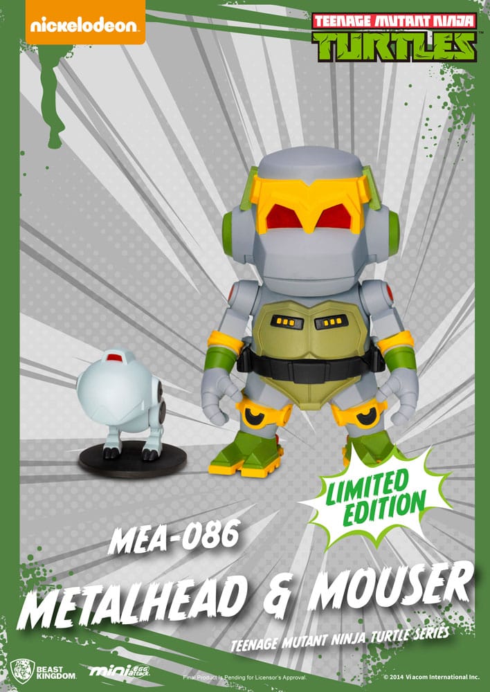 Beast Kingdom Toys Teenage Mutant Ninja Turtles Mini Egg Attack Blind Box Series Sortiment (6) Figuren
