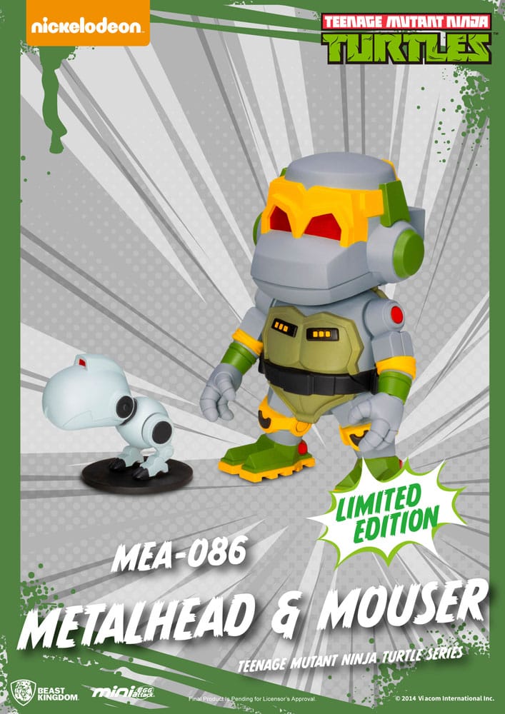 Beast Kingdom Toys Teenage Mutant Ninja Turtles Mini Egg Attack Blind Box Series Sortiment (6) Figuren