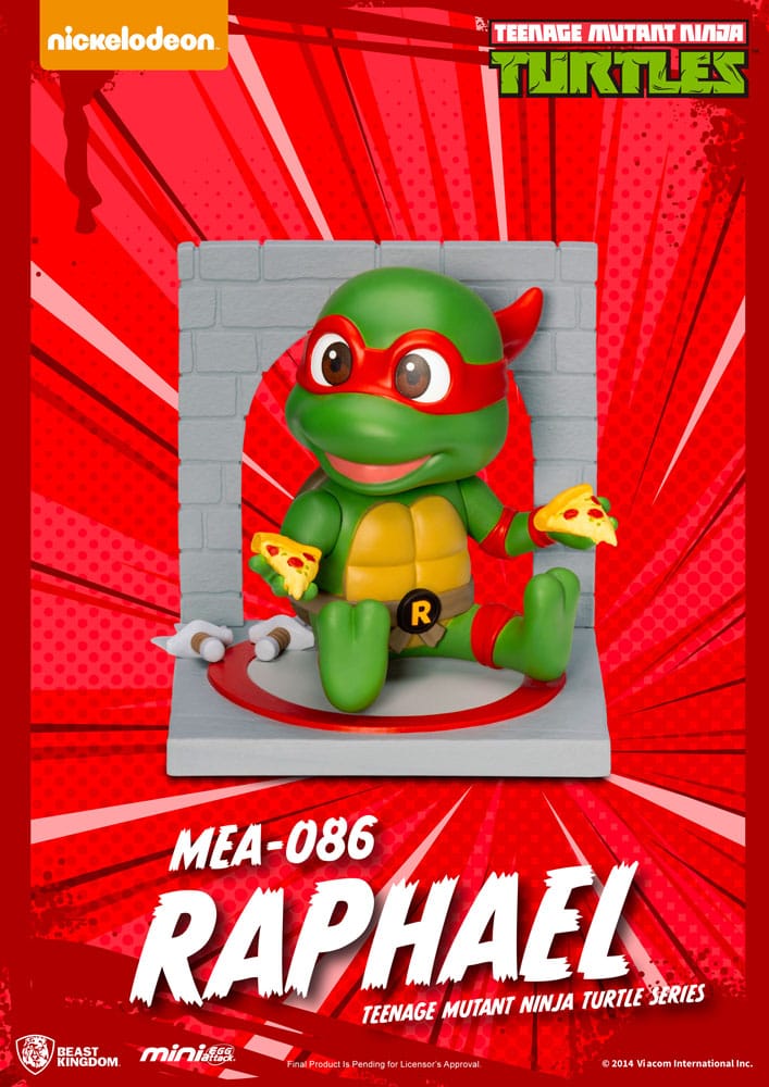 Beast Kingdom Toys Teenage Mutant Ninja Turtles Mini Egg Attack Blind Box Series Sortiment (6) Figuren