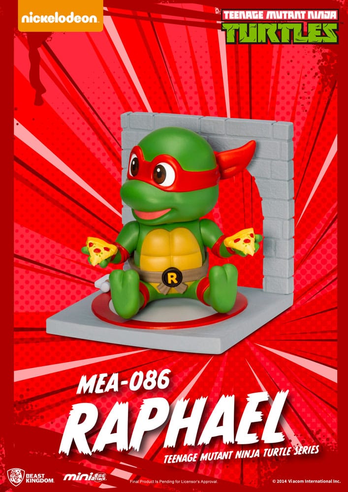 Beast Kingdom Toys Teenage Mutant Ninja Turtles Mini Egg Attack Blind Box Series Sortiment (6) Figuren