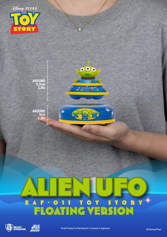 Beast Kingdom Toys Toy Story Egg Attack Alien UFO Schwebe-Modell