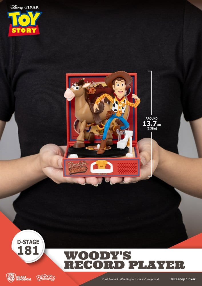 Beast Kingdom Toys Toy Story Record Player Series Woody’s Record Player Figur