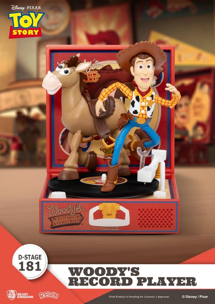 Beast Kingdom Toys Toy Story Record Player Series Woody’s Record Player Figur