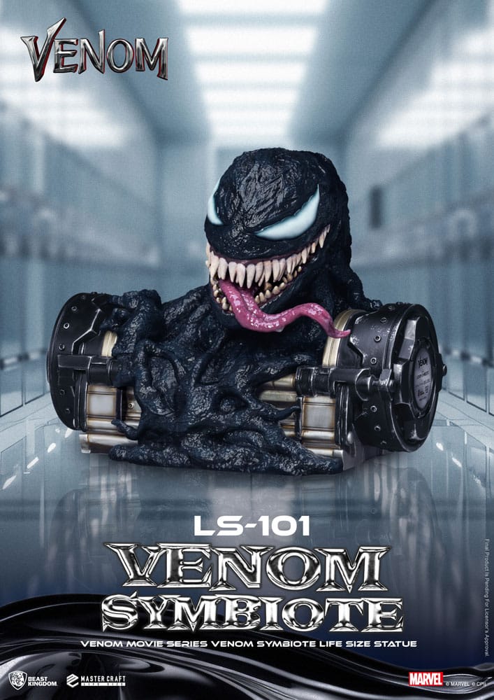 Beast Kingdom Toys Venom Symbiote Movie Series Life-Size Statue