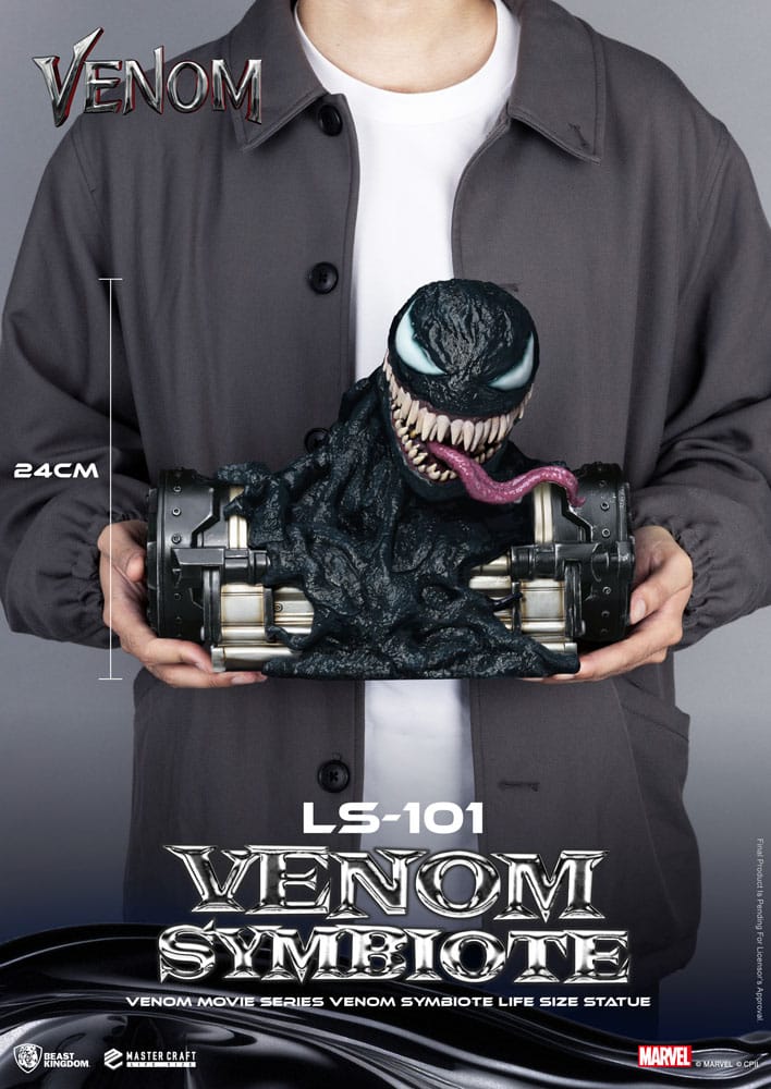 Beast Kingdom Toys Venom Symbiote Movie Series Life-Size Statue