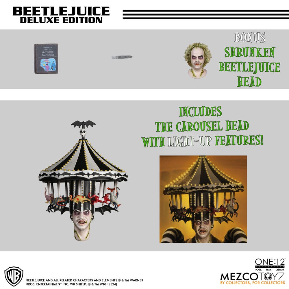 Beetlejuice Actionfigur 1/12 Beetlejuice Deluxe Edition 18 cm