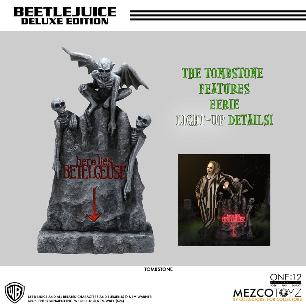 Beetlejuice Actionfigur 1/12 Beetlejuice Deluxe Edition 18 cm