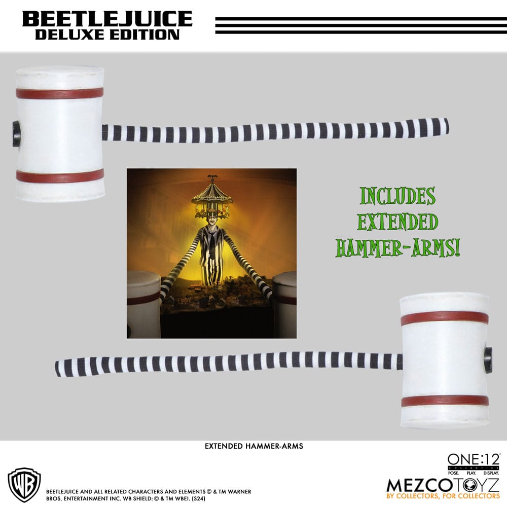 Beetlejuice Actionfigur 1/12 Beetlejuice Deluxe Edition 18 cm