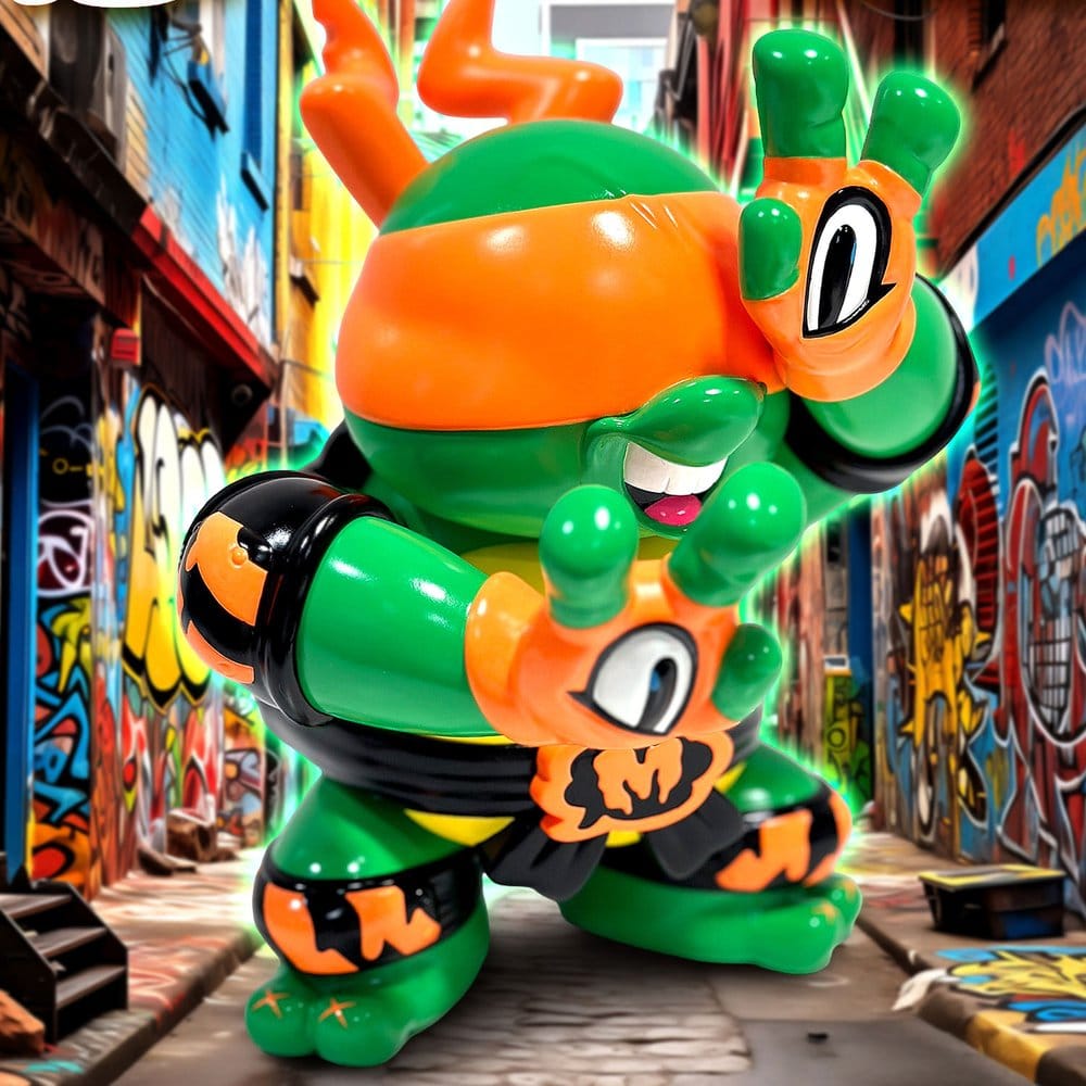 BigBoysToys Teenage Mutant Ninja Turtles Michelangelo x Grape Brain Vinyl-Figur