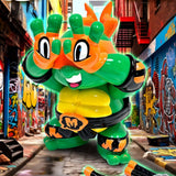 BigBoysToys Teenage Mutant Ninja Turtles Michelangelo x Grape Brain Vinyl-Figur