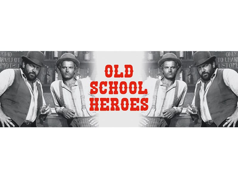 Blechwaren Fabrik Braunschweig Bud Spencer & Terence Hill Old School Heroes Emaille Tasse