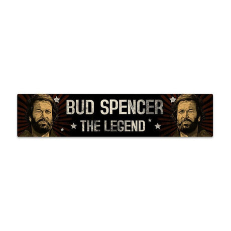 Blechwaren Fabrik Braunschweig Bud Spencer The Legend Blechschild mit Magnet