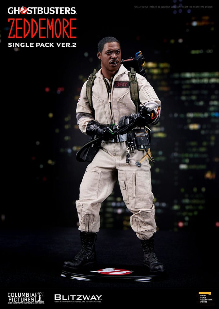Blitzway Ghostbusters Winston Zeddemore Ver. 2 1/6 Actionfigur