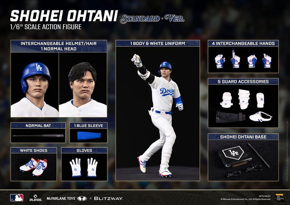 Blitzway Major League Baseball Premium UMS Ohtani Shohei Standardversion 1/6 Actionfigur