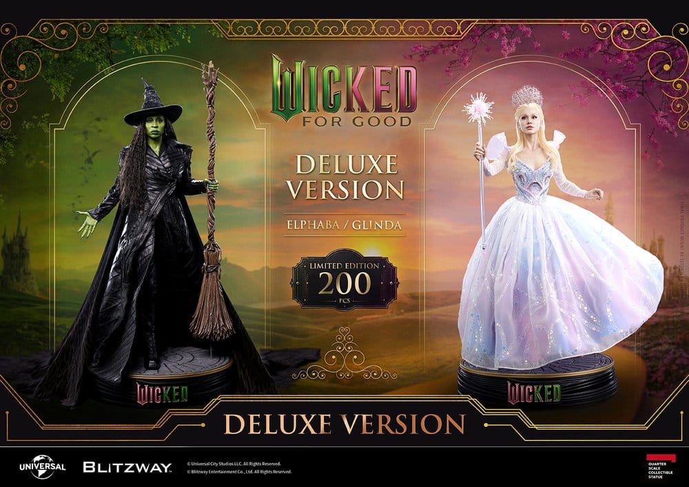 Blitzway Wicked Teil 2 Elphaba & Glinda (DX Ver.) Superb Scale 1/4 Statue