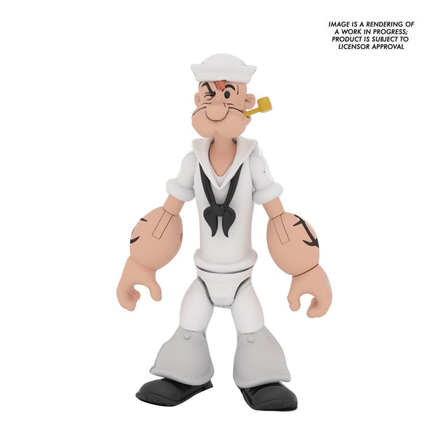 Boss Fight Studio Popeye Actionfigur Wave 02 Popeye White Sailor Suit