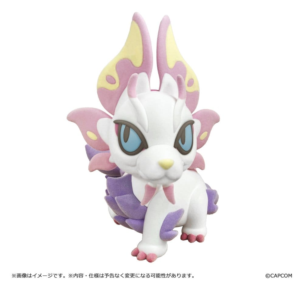Capcom Monster Hunter Chibi Style Mizutsune Flocked Figur