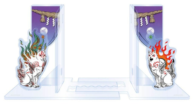 Capcom Okami 20th Anniversary Reprint Art Project Acryl Buchstützen
