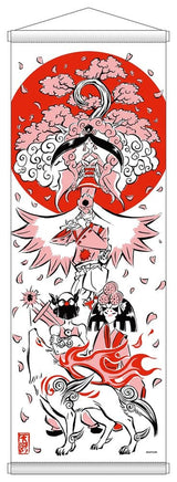 Capcom Okami 20th Anniversary Reprint Art Project Wandbehang Spring
