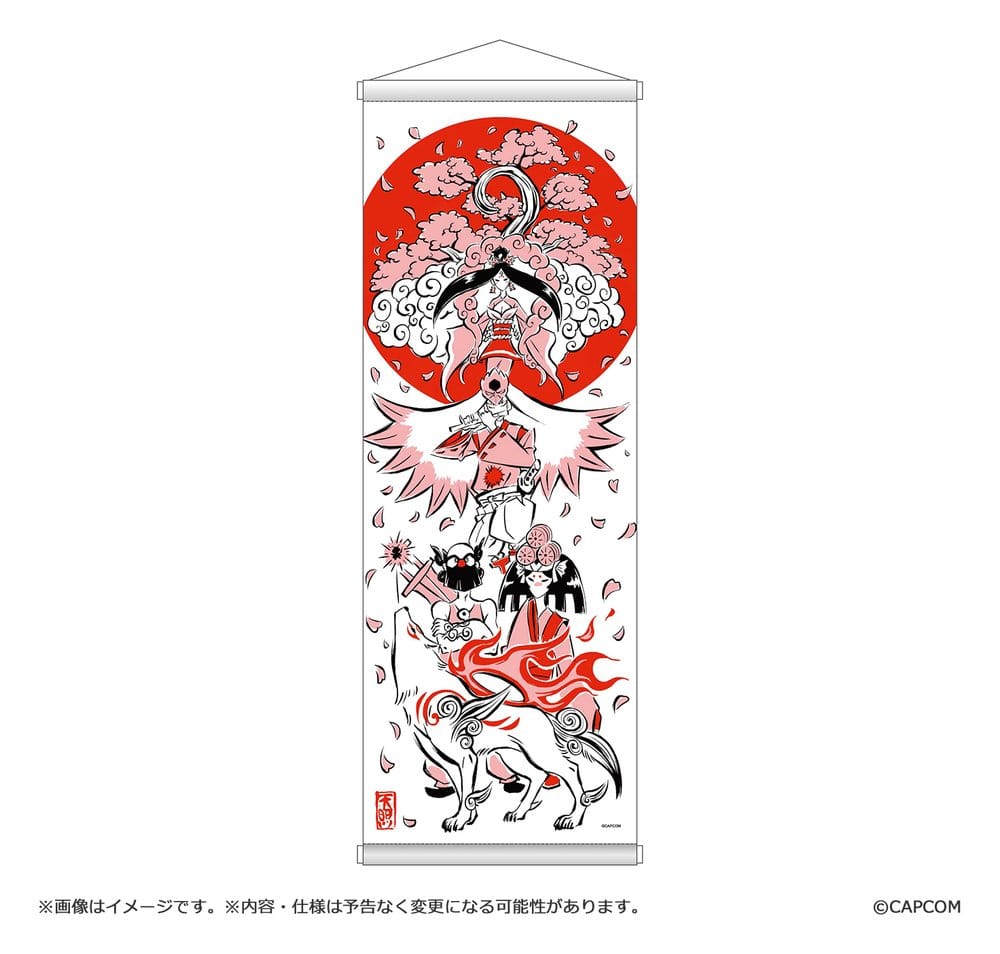 Capcom Okami 20th Anniversary Reprint Art Project Wandbehang Spring