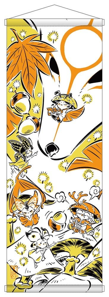 Capcom Okami 20th Anniversary Reprint Art Project Wandbehang Autumn