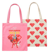 Cerdá DC Comics Superman Supergirl 2er-Pack Tragetaschen