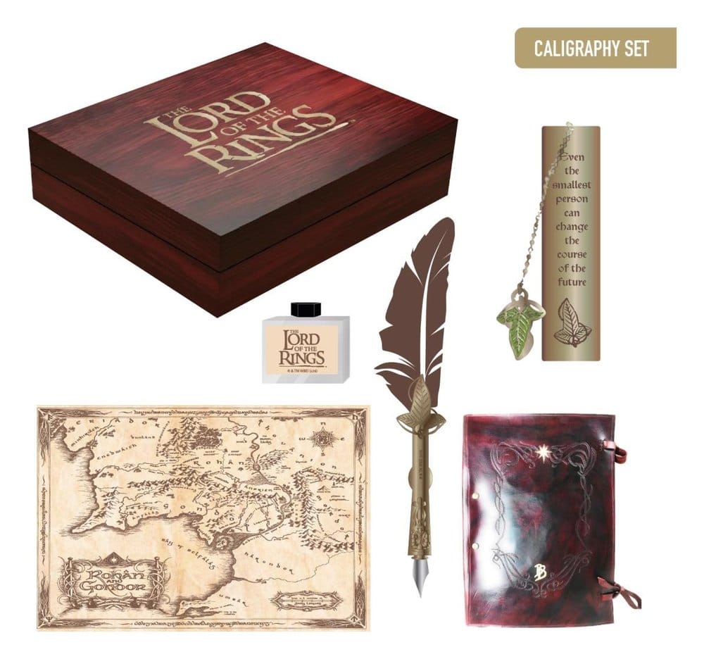 Cerdá Der Herr der Ringe Kalligraphie Schreibwaren-Set