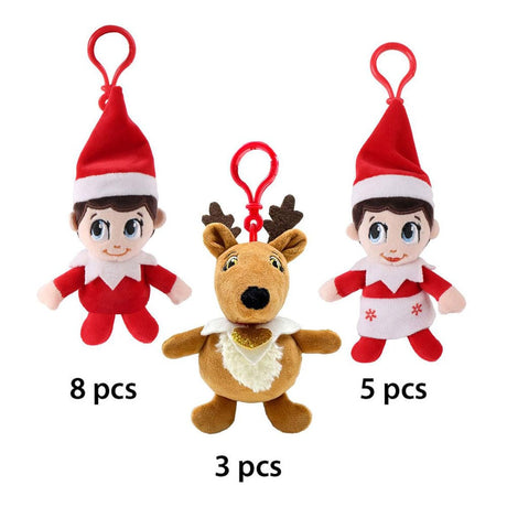 Cerdá Elf On The Shelf Plüsch-Schlüsselanhänger Sortiment (16)