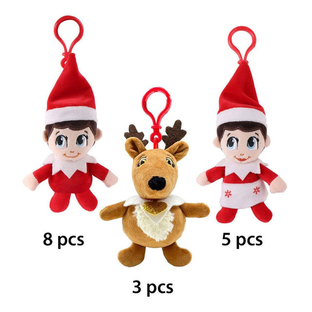 Cerdá Elf On The Shelf Plüsch-Schlüsselanhänger Sortiment (16)