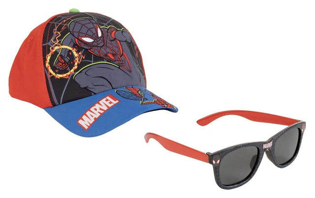 Cerdá Marvel Spider-Man Miles Cap & Sonnenbrille Set
