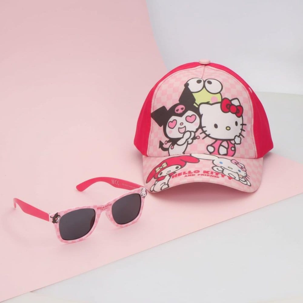 Cerdá Sanrio Hello Kitty B Kappe & Sonnenbrille Set