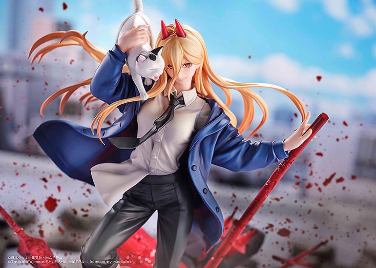 Chainsaw Man - Power & Meowy 28 cm 1/7 Statue Sega Goods