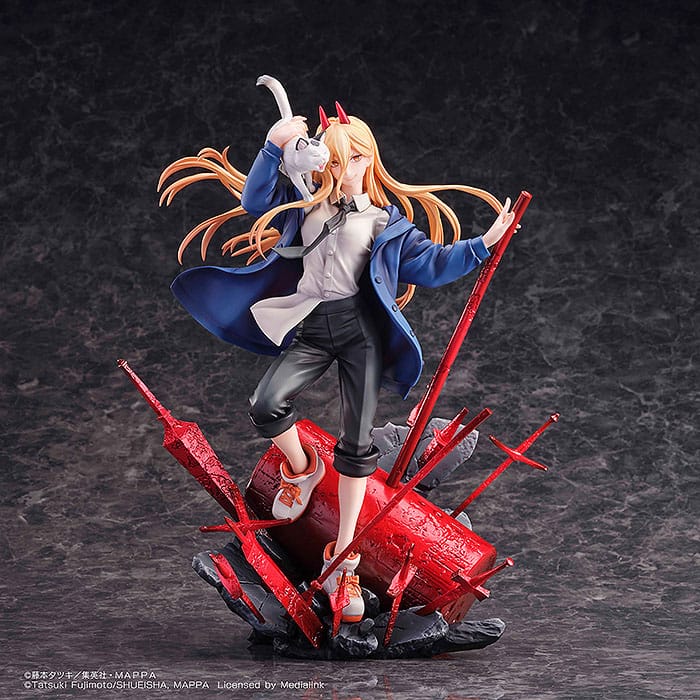 Chainsaw Man - Power & Meowy 28 cm 1/7 Statue Sega Goods