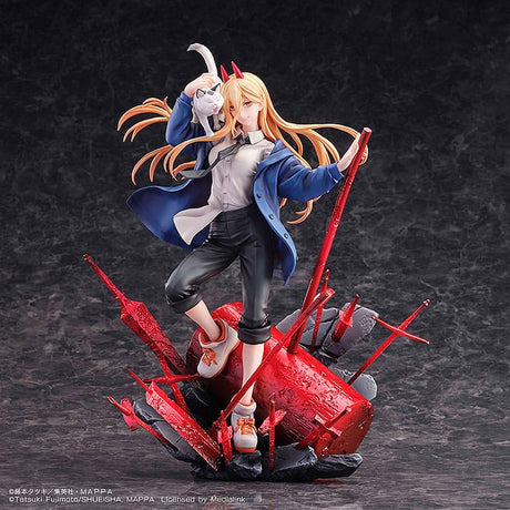 Chainsaw Man - Power & Meowy 28 cm 1/7 Statue Sega Goods