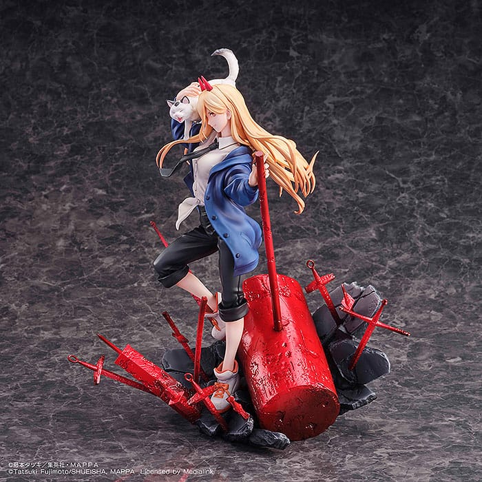 Chainsaw Man - Power & Meowy 28 cm 1/7 Statue Sega Goods