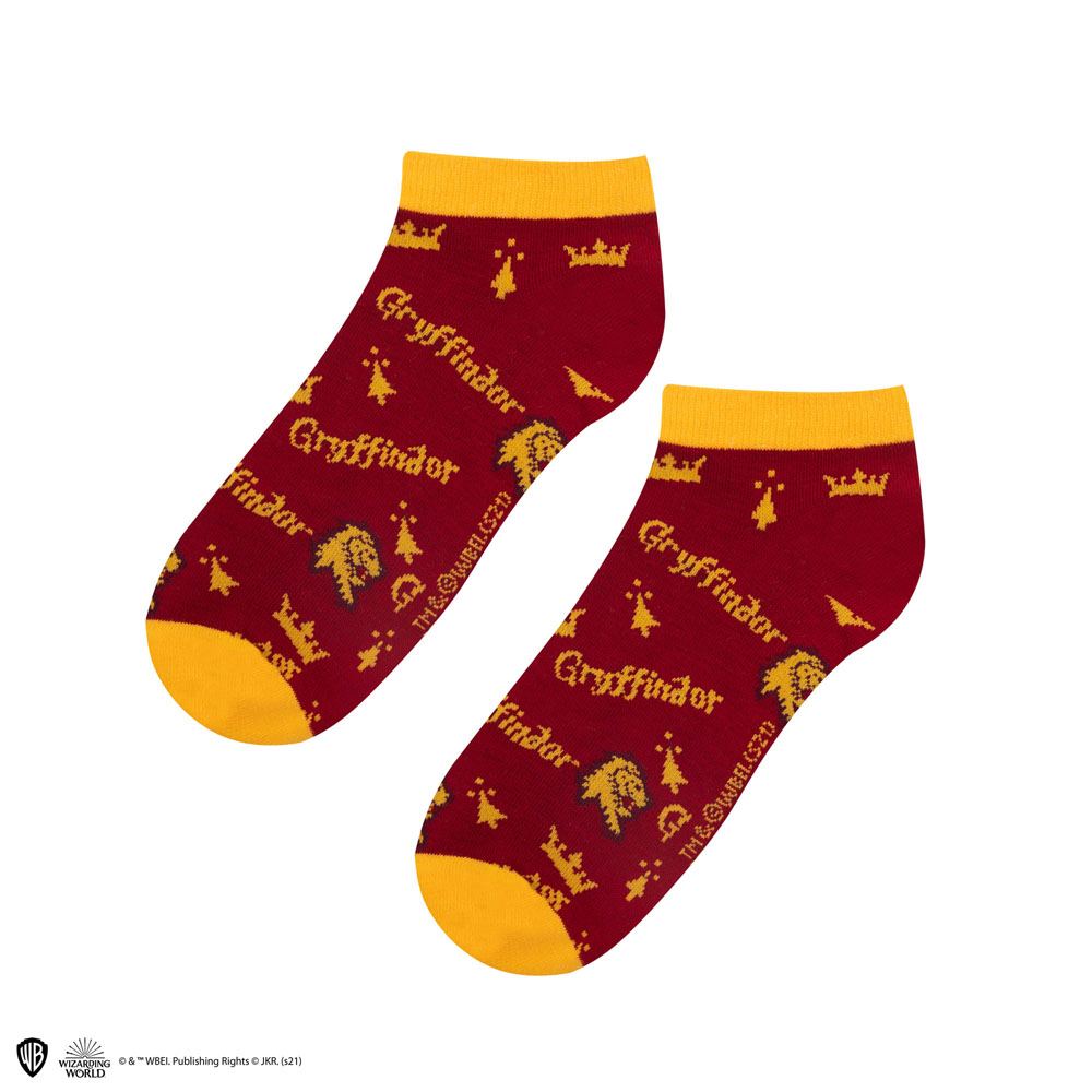 Cinereplicas Harry Potter Gryffindor 3er-Pack Knöchelsocken