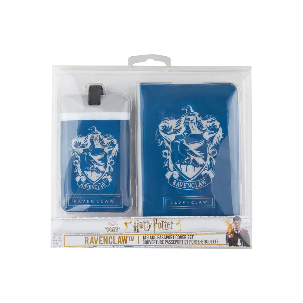 Cinereplicas Harry Potter Ravenclaw Set Kofferanhänger Reisepass Halter