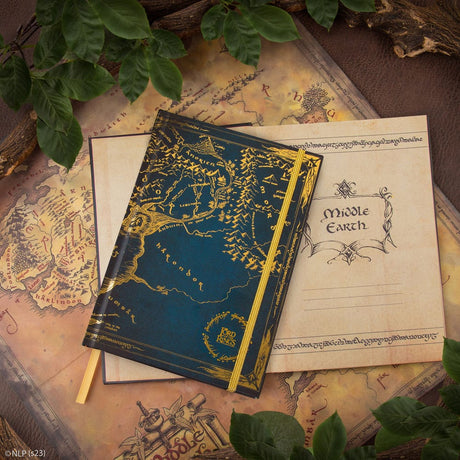 Cinereplicas Herr der Ringe Map of Middle Earth Notizbuch