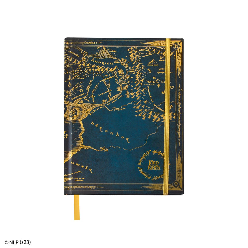 Cinereplicas Herr der Ringe Map of Middle Earth Notizbuch