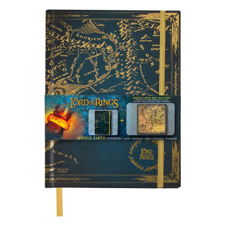 Cinereplicas Herr der Ringe Map of Middle Earth Notizbuch