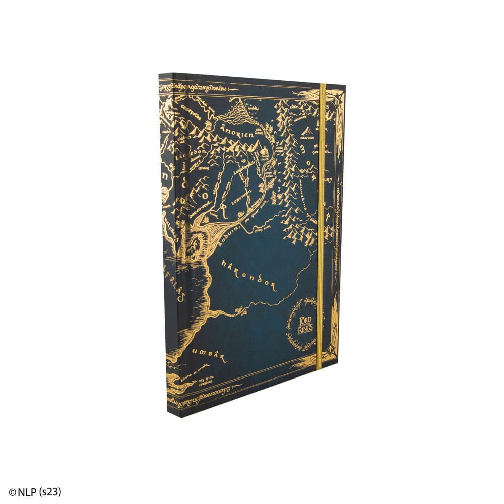 Cinereplicas Herr der Ringe Map of Middle Earth Notizbuch