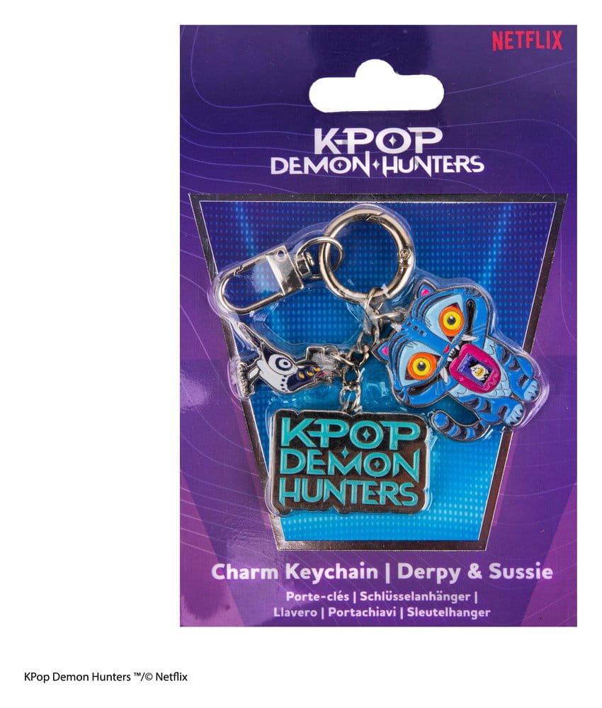Cinereplicas KPop Demon Hunters Derpy & Sussie Charm-Schlüsselanhänger