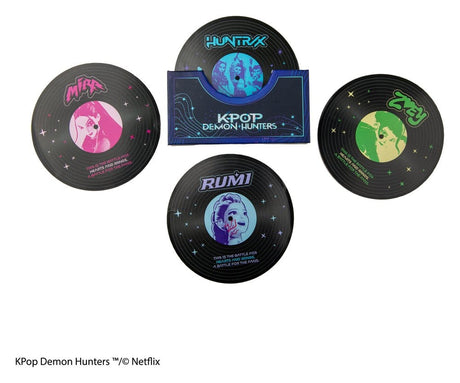 Cinereplicas KPop Demon Hunters Hunters & Demons Soundtrack Untersetzer-Set (4 Stk.)