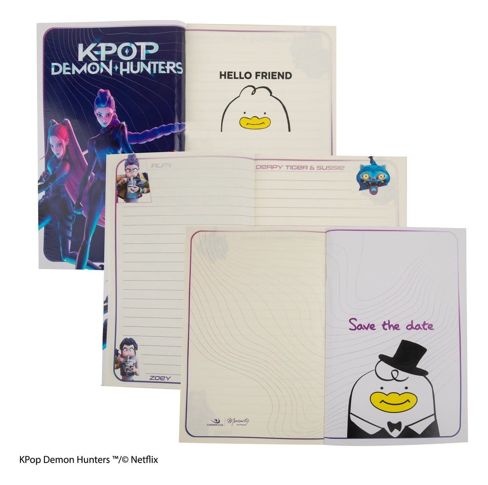 Cinereplicas KPop Demon Hunters HUNTR/X Notizbuch