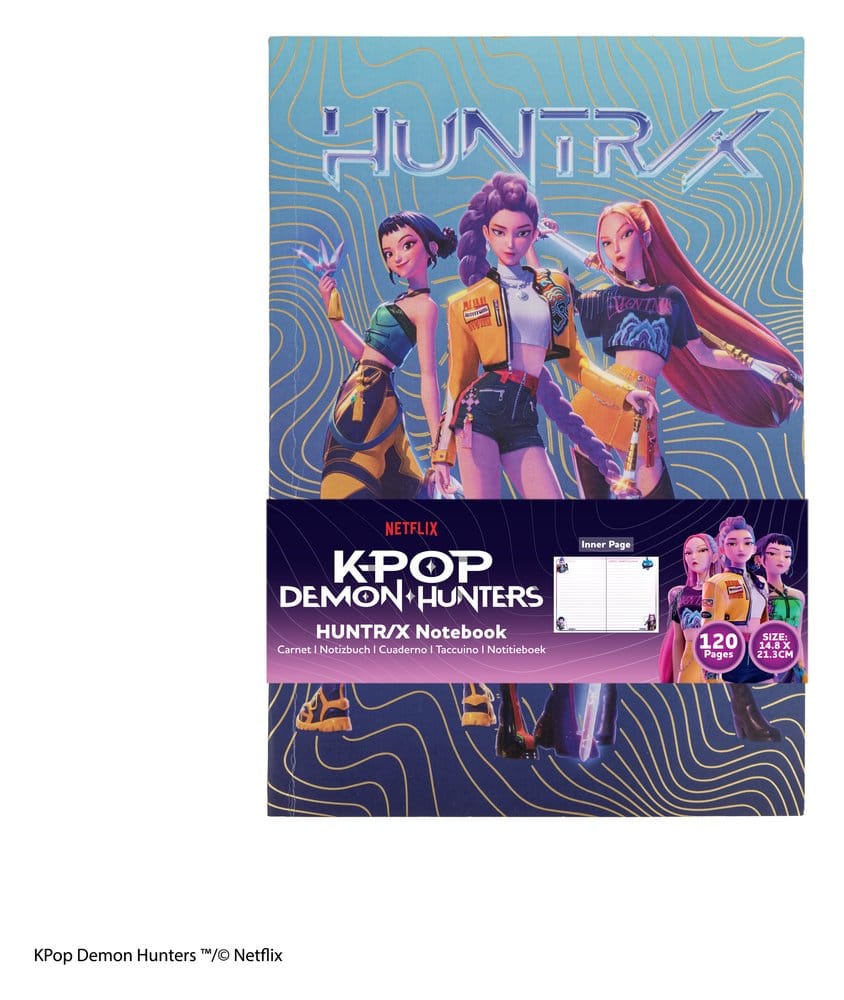 Cinereplicas KPop Demon Hunters HUNTR/X Notizbuch