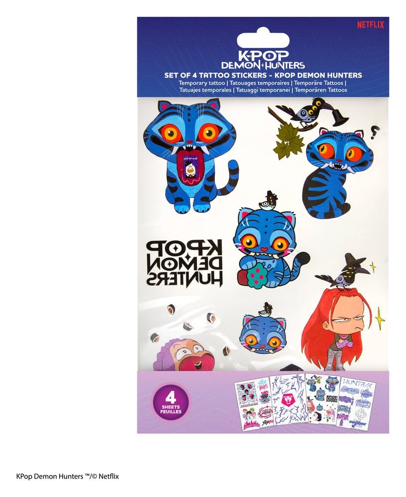 Cinereplicas KPop Demon Hunters KPop Demon Hunters Tattoo-Sticker