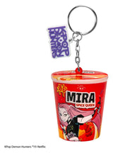 Cinereplicas KPop Demon Hunters Mira Spice Queen Noodles Squishy Schlüsselanhänger