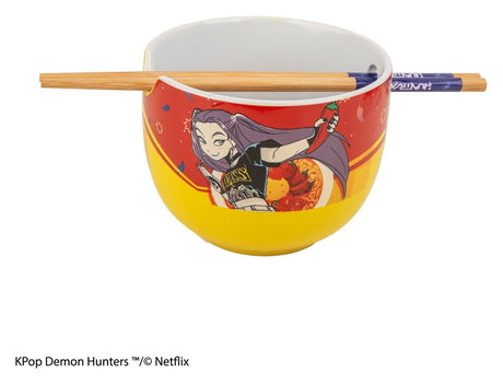 Cinereplicas KPop Demon Hunters Mira Spice Queen Ramen-Schüssel mit Stäbchen