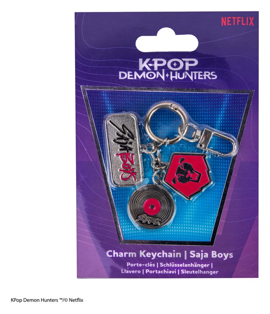 Cinereplicas KPop Demon Hunters Saja Boys Charm-Schlüsselanhänger